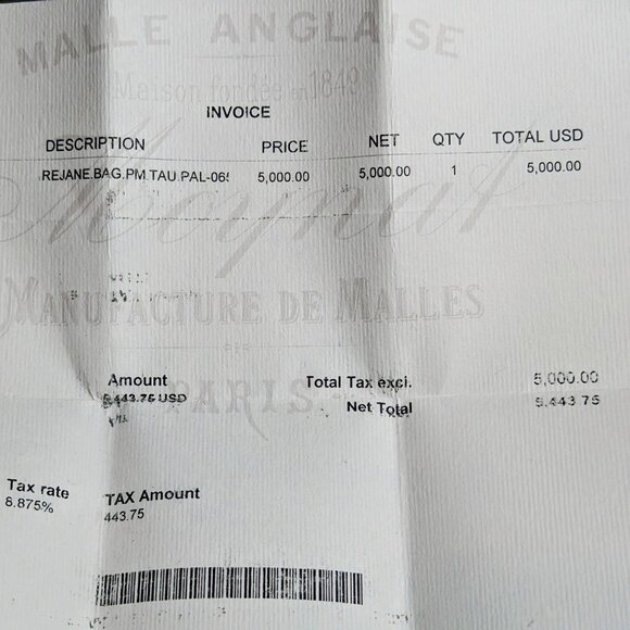 Moynat Rejane Taurrilon leather bag - size PM - Picture 5 of 11